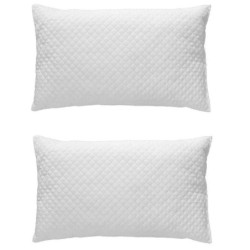 Set 2 cuscini guanciale antistress imbottiti con federa - comfort e supporto per
