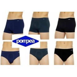 Boxer o Slip in Microfibra Pompea Intimo Uomo - Taglia S/M L/XL - Pack 4 pezzi-P