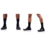5 Paia Calze Uomo corta El-charro Nera Morbido Cotone Calzino classico tinta uni