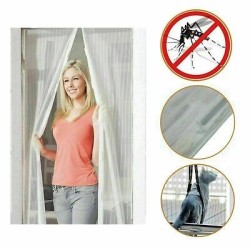 ZANZARIERA MAGNETICA CALAMITA CASA GIARDINO PORTA 150 CM X 250 CM NERA O BIANCA-
