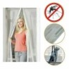 ZANZARIERA MAGNETICA CALAMITA CASA GIARDINO PORTA 150 CM X 250 CM NERA O BIANCA-