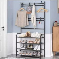 Porta Scarpe E Appendiabiti A Muro | Realizzato In Alluminio