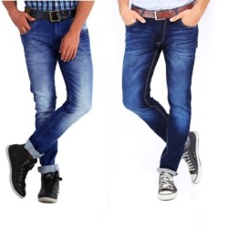 Due Paia di Jeans da Uomo In Cotone.