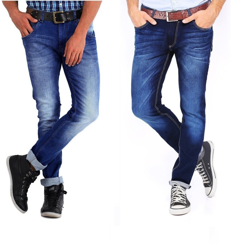 Due Paia di Jeans da Uomo In Cotone.