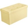 POUF DIVANO CONTENITORE PUFF PANCA BAULE CASSAPANCA ECOPELLE POGGIAPIEDI POLTRON