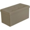 POUF DIVANO CONTENITORE PUFF PANCA BAULE CASSAPANCA ECOPELLE POGGIAPIEDI POLTRON