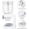Dosatore Dispenser a Manopola per Alimenti in Plastica Infrangibile e Durevole -