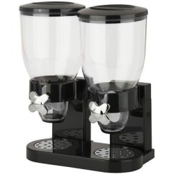 Dosatore Dispenser a Manopola per Alimenti in Plastica Infrangibile e Durevole -