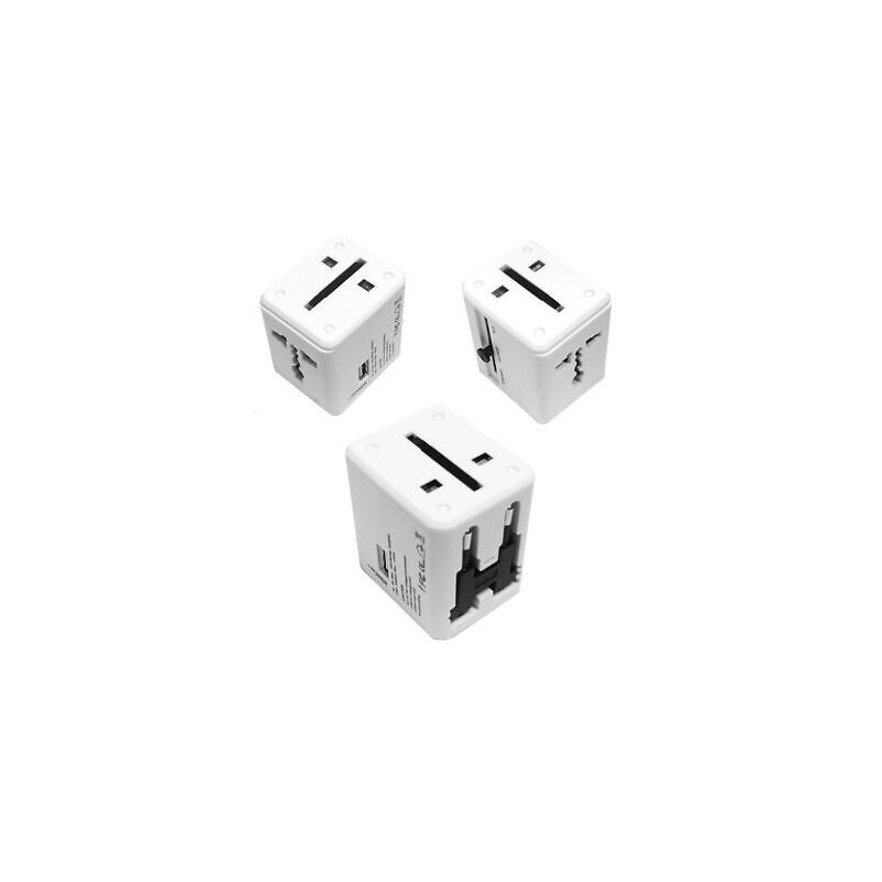 ADATTATORE UNIVERSALE DA VIAGGIO PORTATILE USB ACCESSORI DA VIAGGIO ELETTRICI -