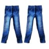2 Leggings Donna Elasticizzato Effetto Modellante Jeans Jegging Taglia unica