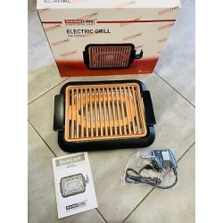 GRIGLIA ELETTRICA IN PIETRA ARENARIA SWISS LINE 1500W PIASTRA BISTECCHIERA -