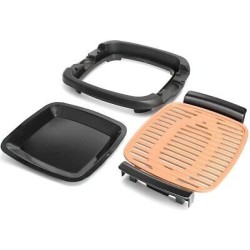 GRIGLIA ELETTRICA IN PIETRA ARENARIA SWISS LINE 1500W PIASTRA BISTECCHIERA -