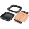 GRIGLIA ELETTRICA IN PIETRA ARENARIA SWISS LINE 1500W PIASTRA BISTECCHIERA -