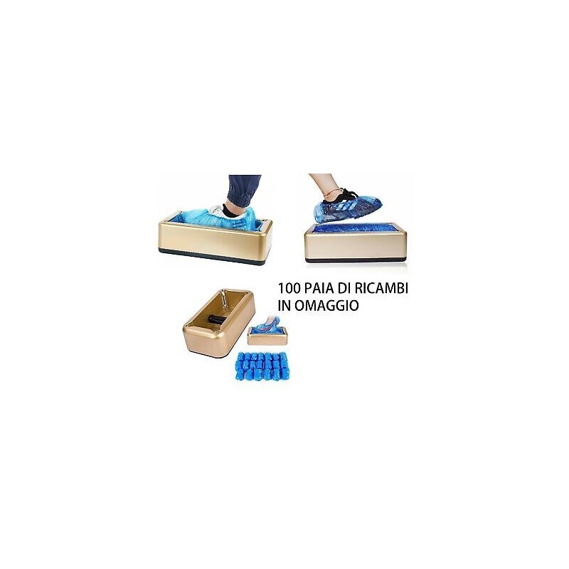 Dispenser Distributore Automatico Copriscarpa +100 Copriscarpe INCLUSI -