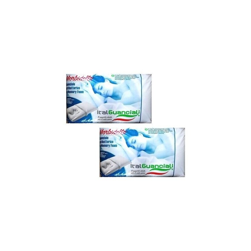 DUE Guanciali Antiallergici in Memory Foam Made in Italy - Made in Italy